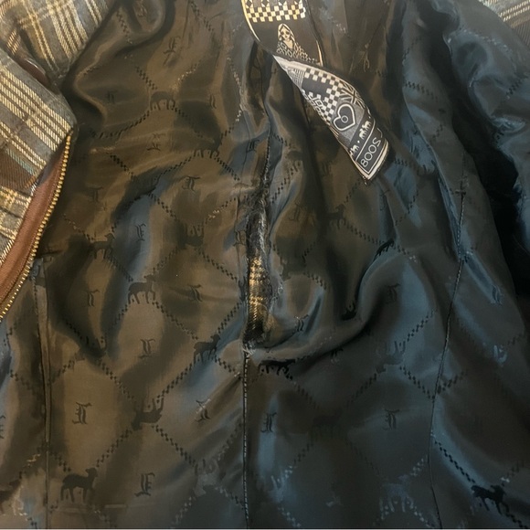 L.A.M.B. Plaid hooded ruffle jacket Fall 2008 - Picture 7 of 7